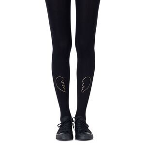 Zohara Broken Heart Tights BlackGold Women Blackgold